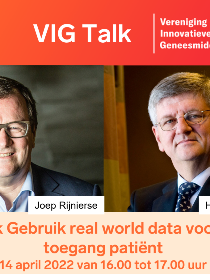 VIG Talk gebruik real world data